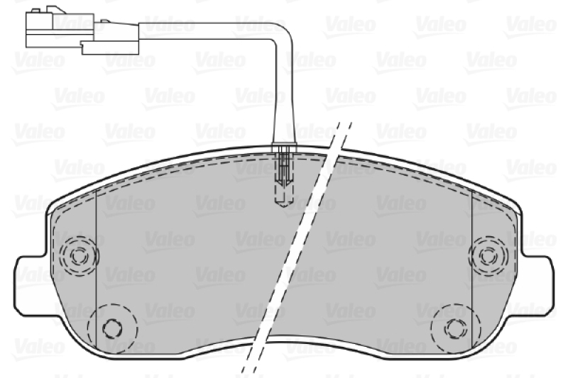 VALEO Bremsbelagsatz, Scheibenbremse 601150