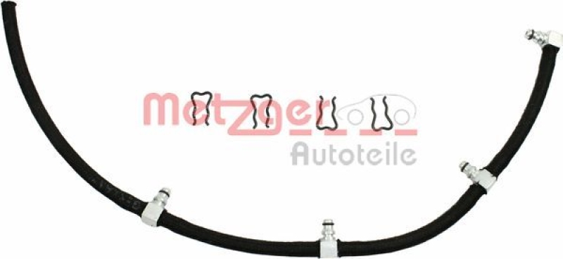 METZGER Hose, fuel overflow