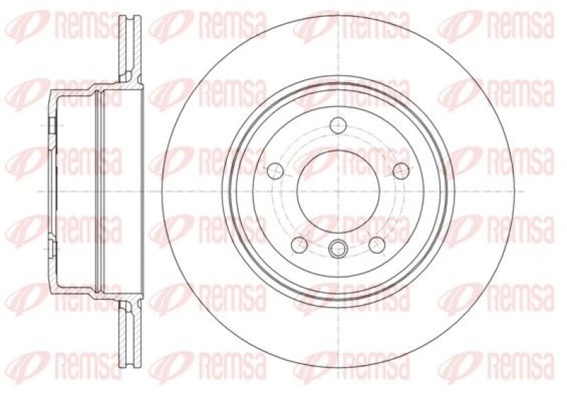 2x REMSA Brake Disc