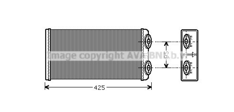 AVA QUALITY COOLING Wärmetauscher, Innenraumheizung