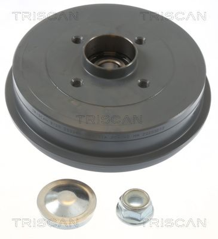 2x TRISCAN Brake Drum