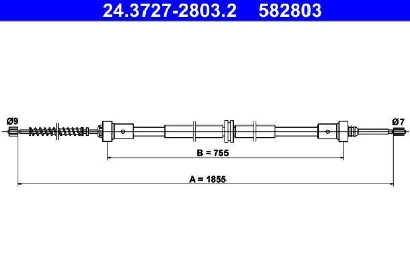 ATE Cable, parking brake