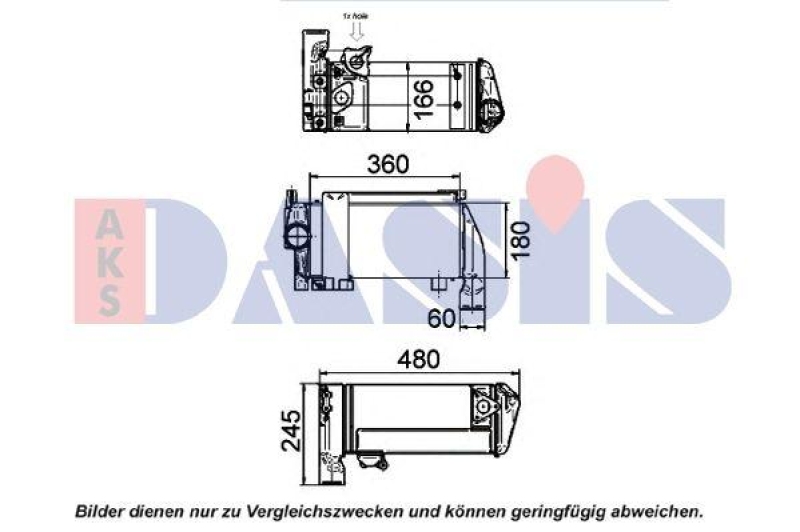 AKS DASIS Oil Cooler, retarder