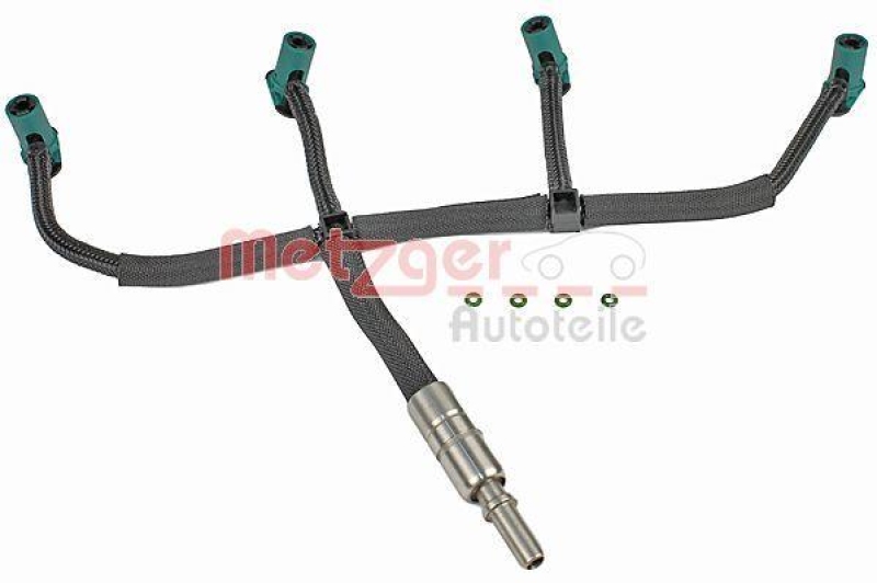 METZGER Hose, fuel overflow