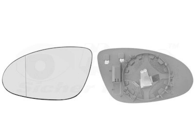VAN WEZEL Mirror Glass, outside mirror * HAGUS *