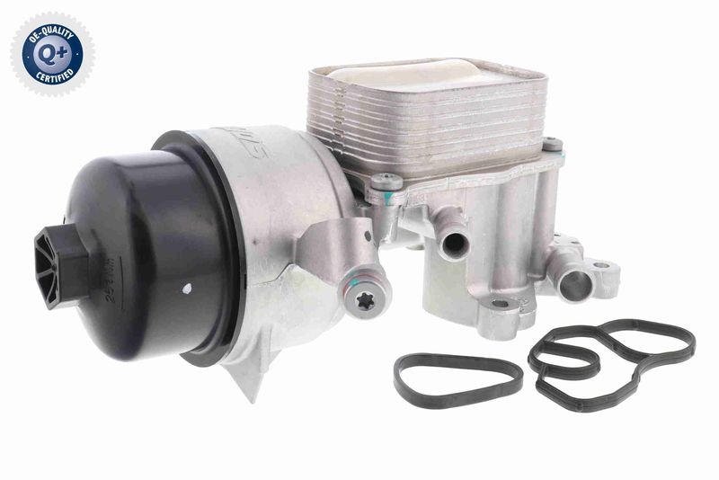 VEMO Oil Cooler, engine oil Q+, original equipment manufacturer quality