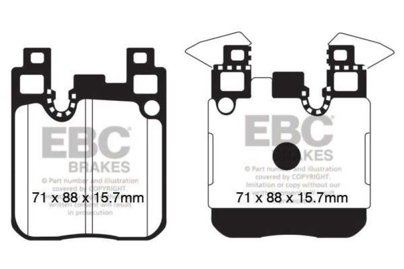 EBC Brakes Hochleistungs-Bremsbelagsatz