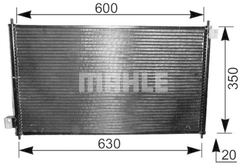 MAHLE Kondensator, Klimaanlage BEHR