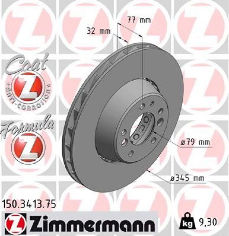 ZIMMERMANN Brake Disc FORMULA Z BRAKE DISC