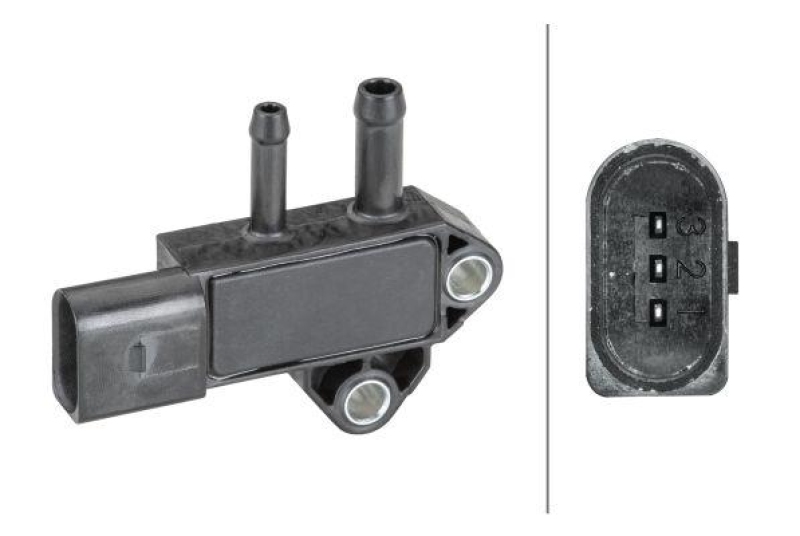 HELLA Sensor, Abgasdruck 6PP 009 409-361