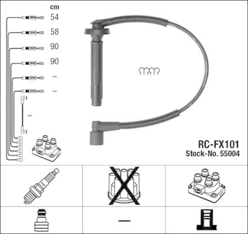 NGK Ignition Cable Kit