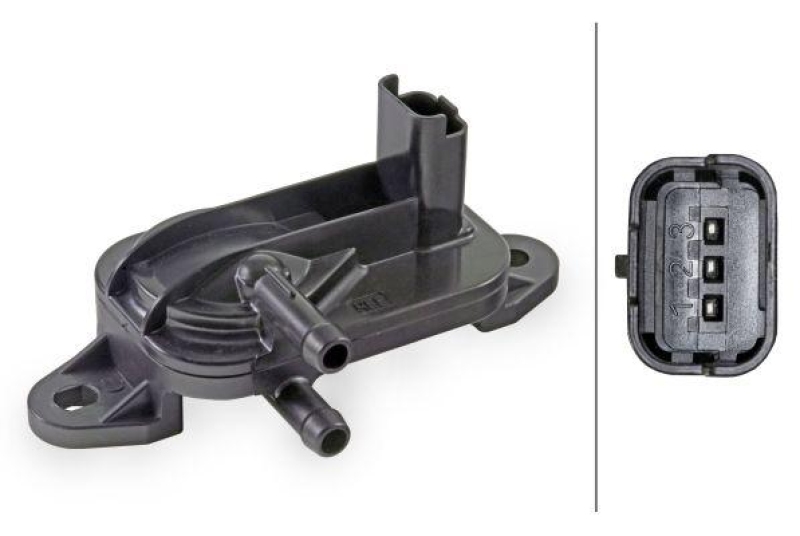 HELLA Sensor, Abgasdruck 6PP 009 409-381