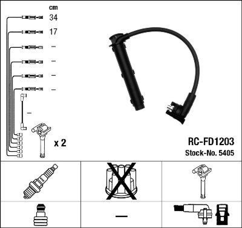 NGK Ignition Cable Kit