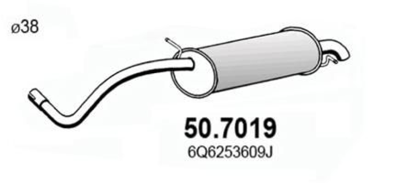 ASSO Endschalldämpfer