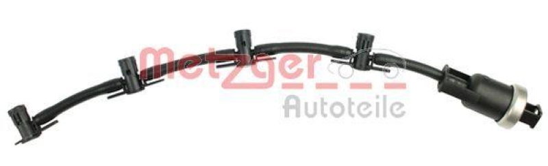 METZGER Hose, fuel overflow