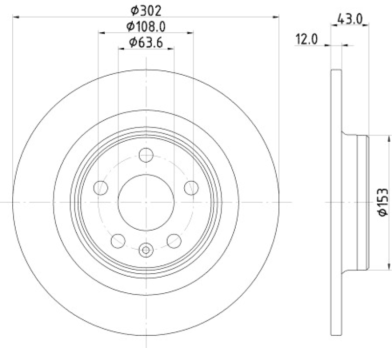 2x HELLA Bremsscheibe PRO High Carbon