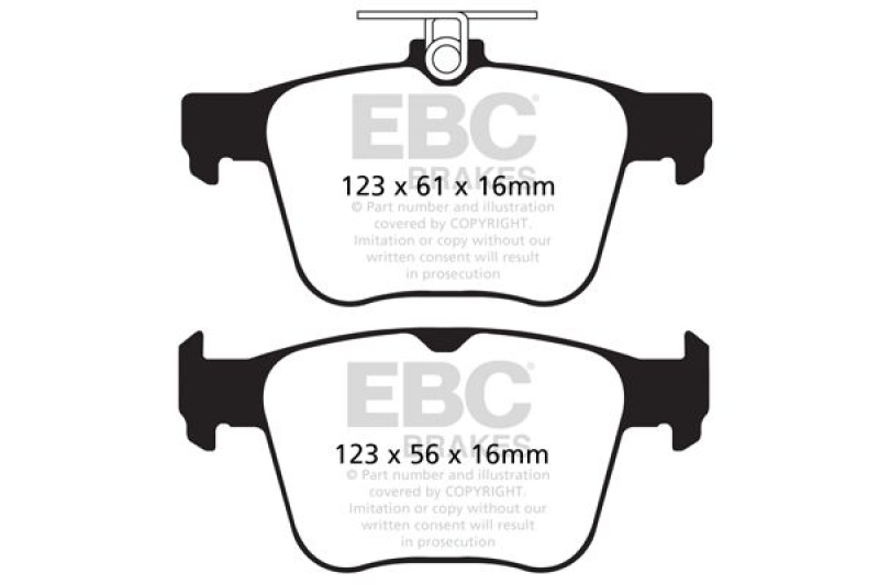 EBC Brakes High Performance Brake Pad Set
