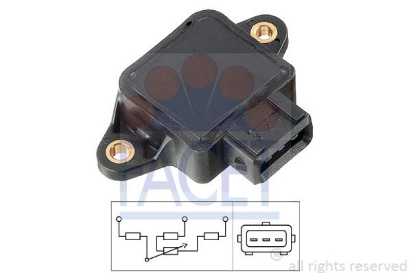 FACET Sensor, throttle position Made in Italy - OE Equivalent