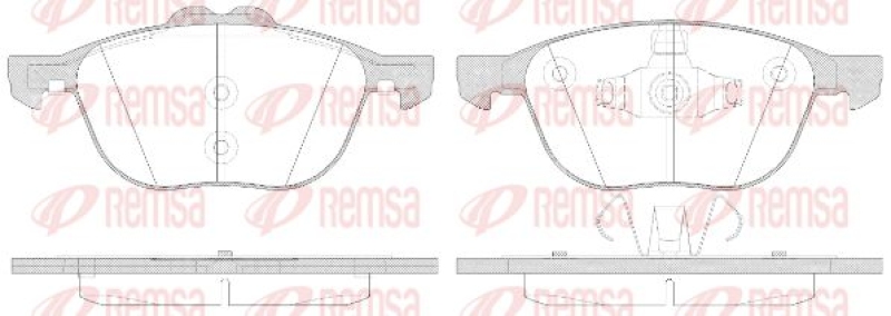 KAWE Brake Pad Set, disc brake