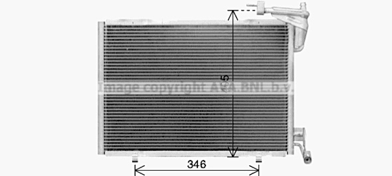 AVA QUALITY COOLING Kondensator, Klimaanlage