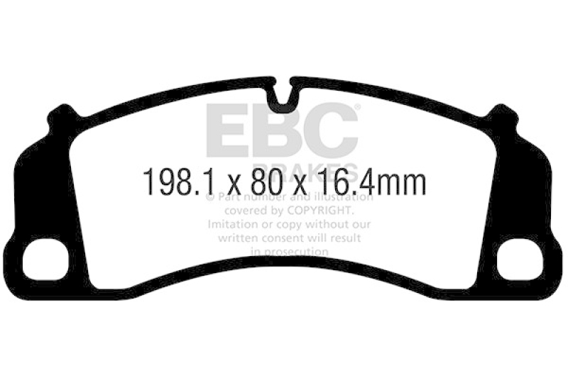 EBC Brakes High Performance Brake Pad Set