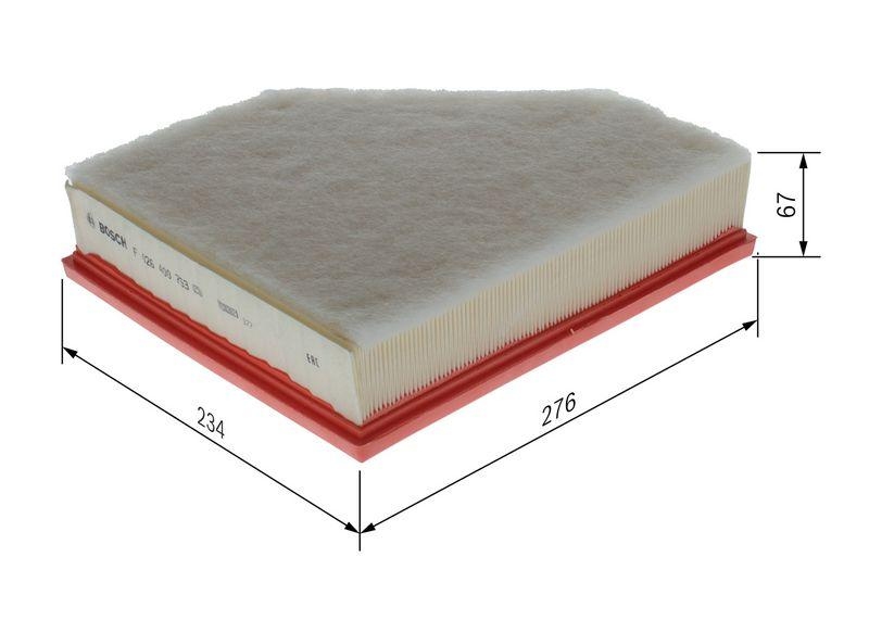 BOSCH Luftfilter F 026 400 753