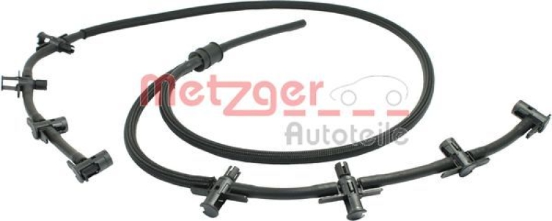 METZGER Hose, fuel overflow