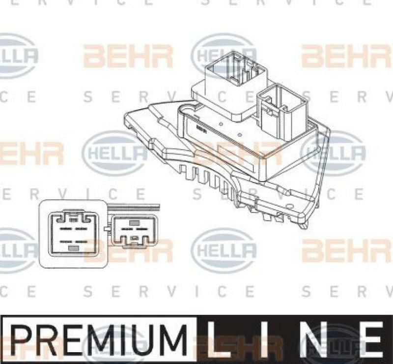 HELLA Regler, Innenraumgebläse BEHR HELLA SERVICE *** PREMIUM LINE ***