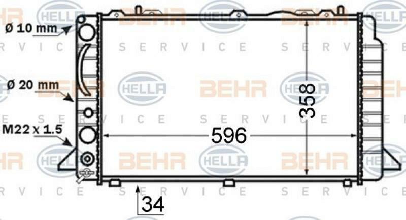 HELLA K&uuml;hler, Motork&uuml;hlung 8MK 376 714-464