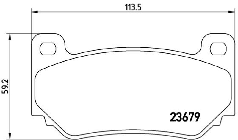 BREMBO Brake Pad Set, disc brake PRIME LINE