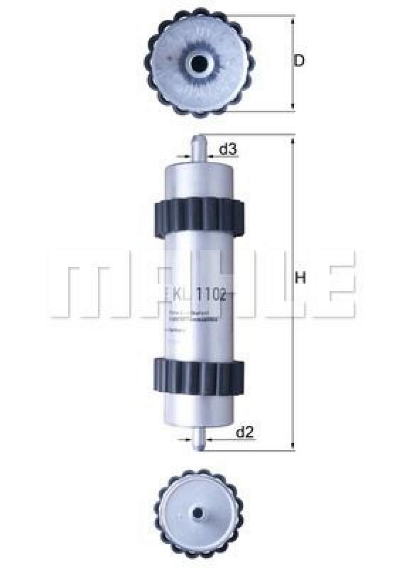 MAHLE Fuel filter