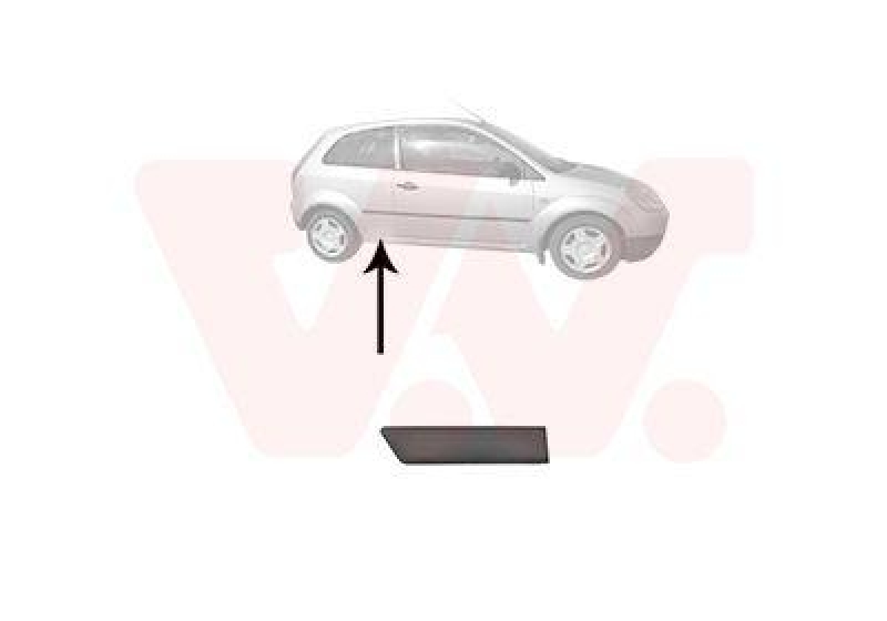 VAN WEZEL Trim/Protective Strip, sidewall