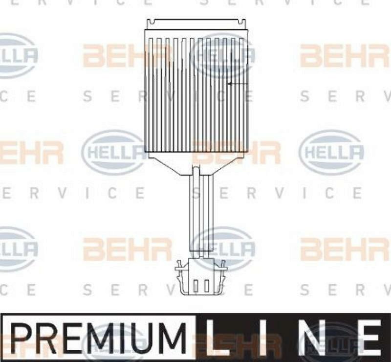 HELLA Regulator, passenger compartment fan BEHR HELLA SERVICE *** PREMIUM LINE ***