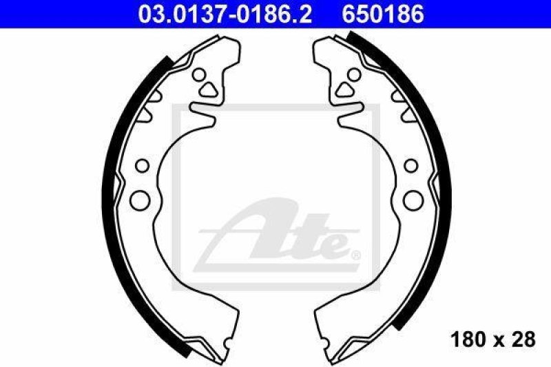 ATE Brake Shoe Set