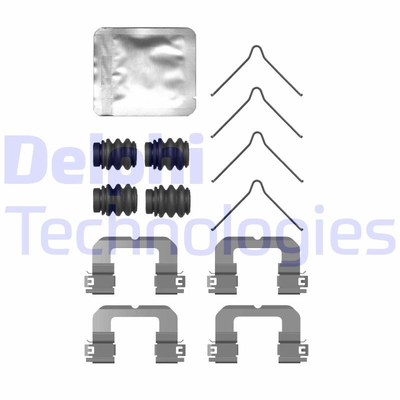 DELPHI Accessory Kit, disc brake pad