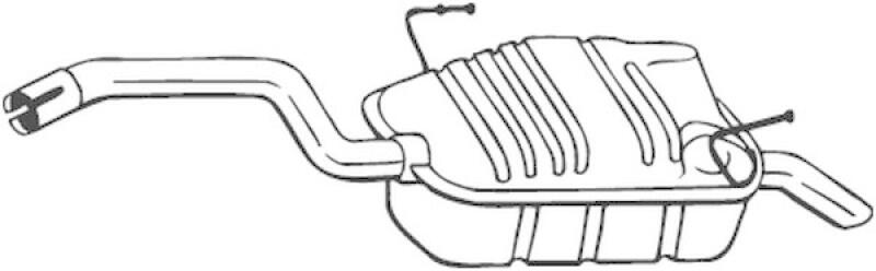 BOSAL Endschalldämpfer