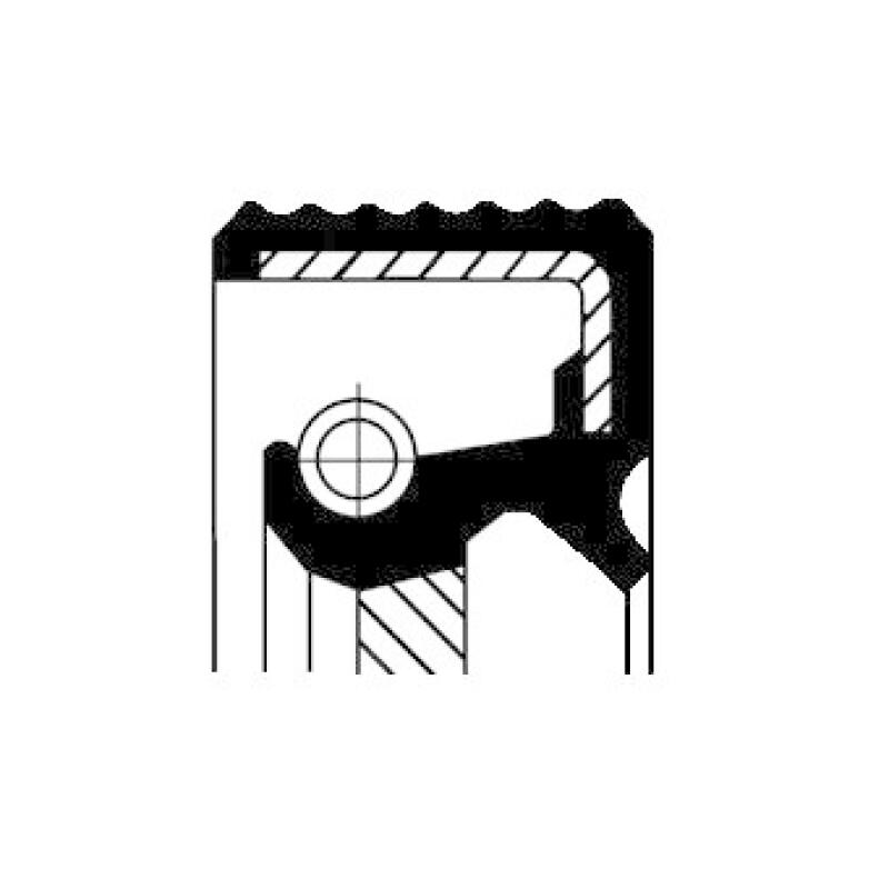 CORTECO Wellendichtring, Kurbelwelle 12012521B