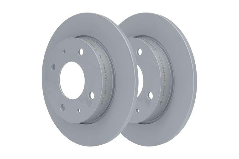 ATE Bremsscheiben 250mm + Bremsbel&auml;ge Hinten passend f&uuml;r Mitsubishi...