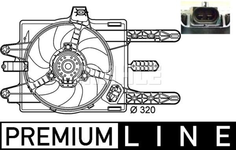 MAHLE L&uuml;fter, Motork&uuml;hlung BEHR *** PREMIUM LINE ***