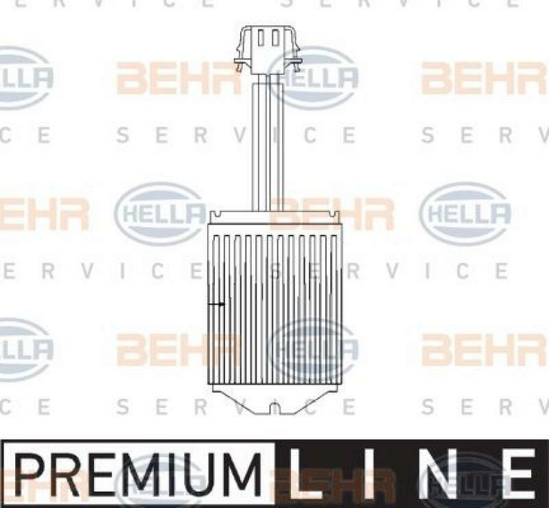 HELLA Regulator, passenger compartment fan BEHR HELLA SERVICE *** PREMIUM LINE ***