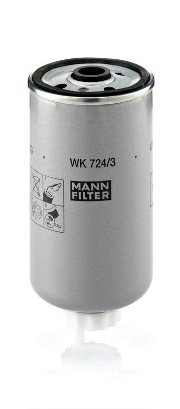 MANN-FILTER Kraftstofffilter WK 724/3