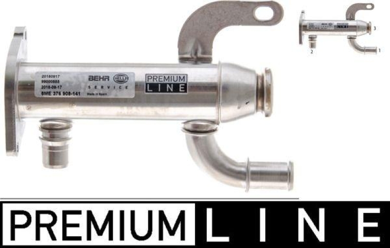 MAHLE K&uuml;hler, Abgasr&uuml;ckf&uuml;hrung BEHR *** PREMIUM LINE *** CE 34 000P