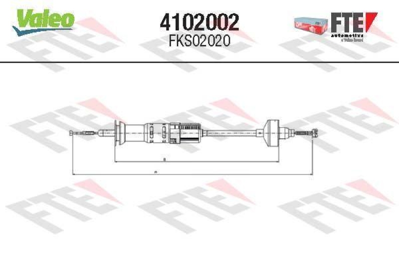 VALEO Seilzug, Kupplungsbetätigung FTE CLUTCH ACTUATION