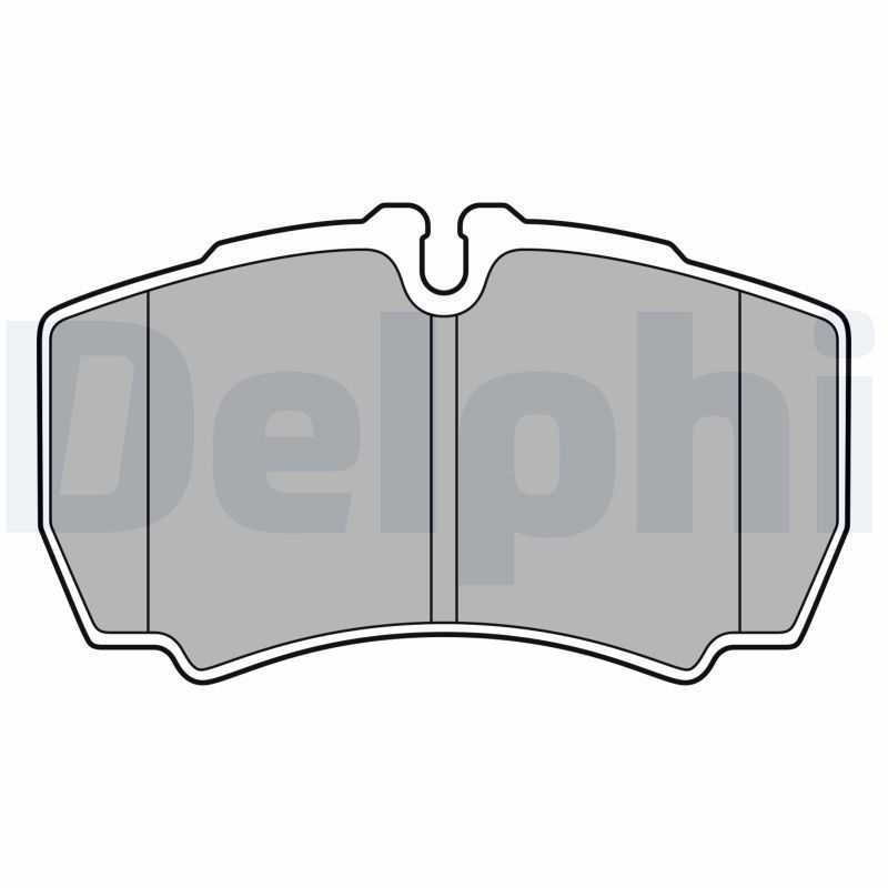 DELPHI Brake Pad Set, disc brake