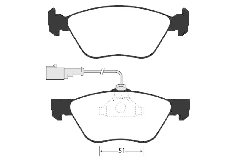 RAICAM Brake Pad Set, disc brake