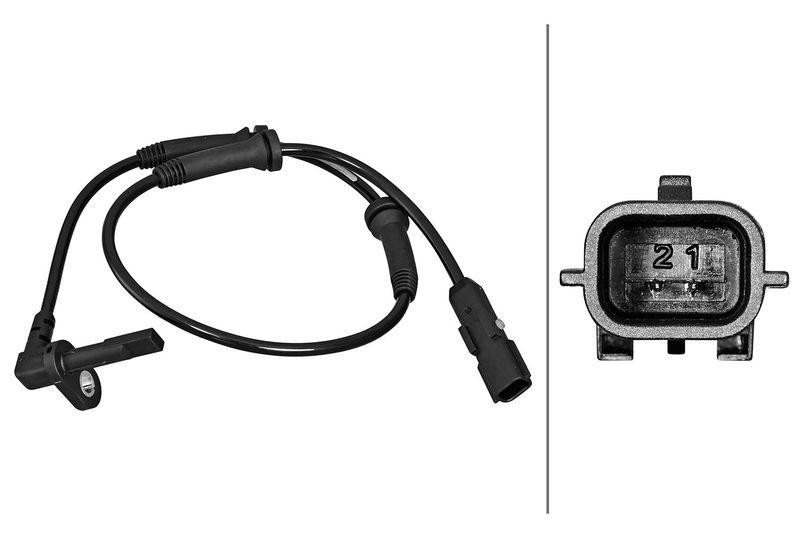 HELLA Sensor, Raddrehzahl 6PU 358 217-091