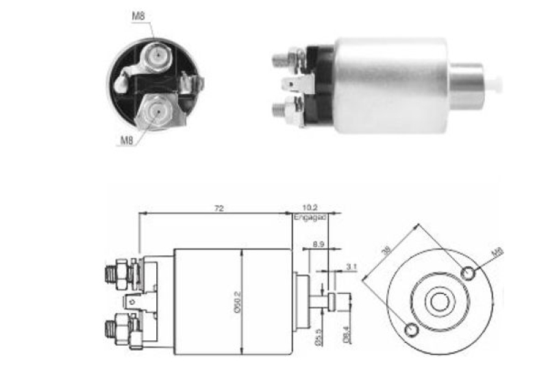 ERA Magnetschalter für Starter / Anlasser