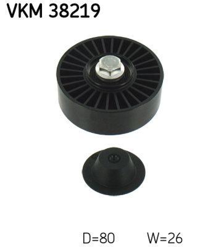 SKF Umlenk-/Führungsrolle, Keilrippenriemen VKM 38219