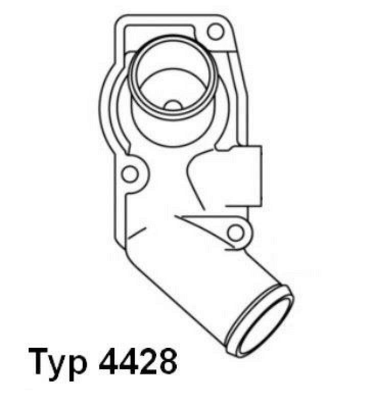 BorgWarner (Wahler) Thermostat für Kühlmittel / Kühlerthermostat