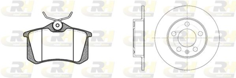 ROADHOUSE Bremsensatz, Scheibenbremse Dual Kit